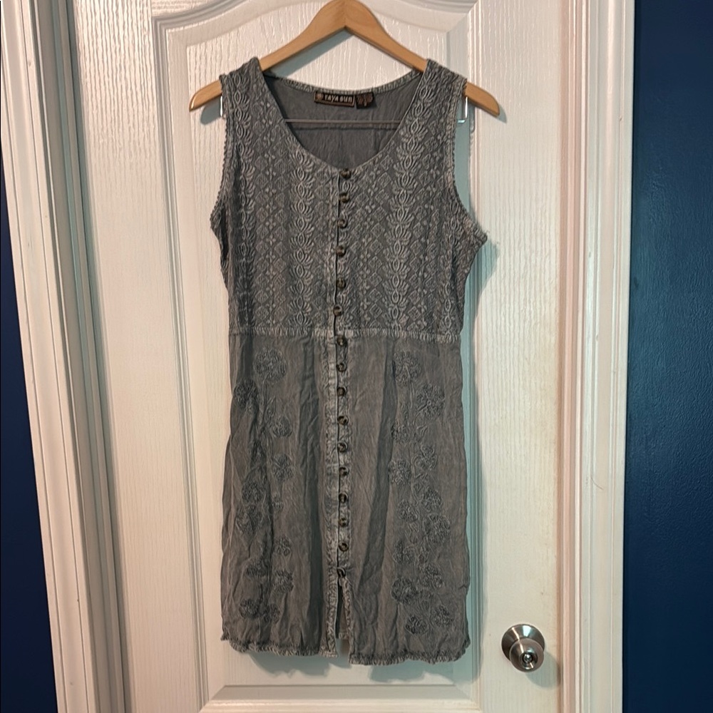 Raya Sun Gray Mini Dress